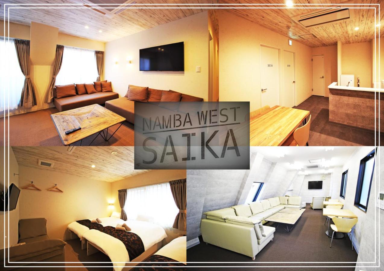 Namba West Saika Lägenhet Osaka Exteriör bild